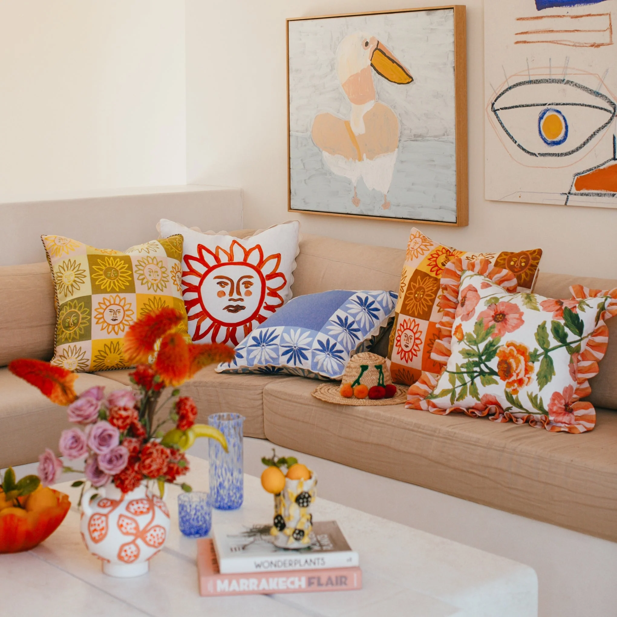 Sunrise Linen Cushion - Image 4